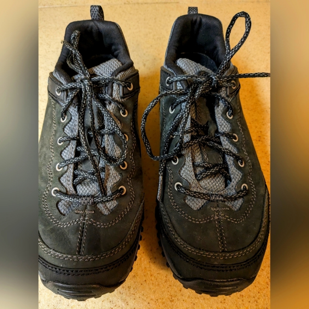Merrell Salida Trekker Trail Hiking Leather Sneakers Womens Sz 8.5 Black